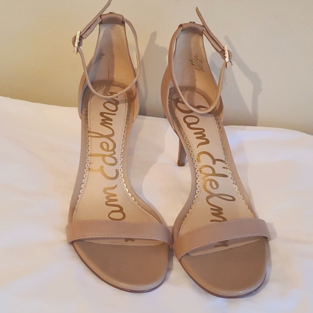 Sam Edelman Leather Nude High Heels